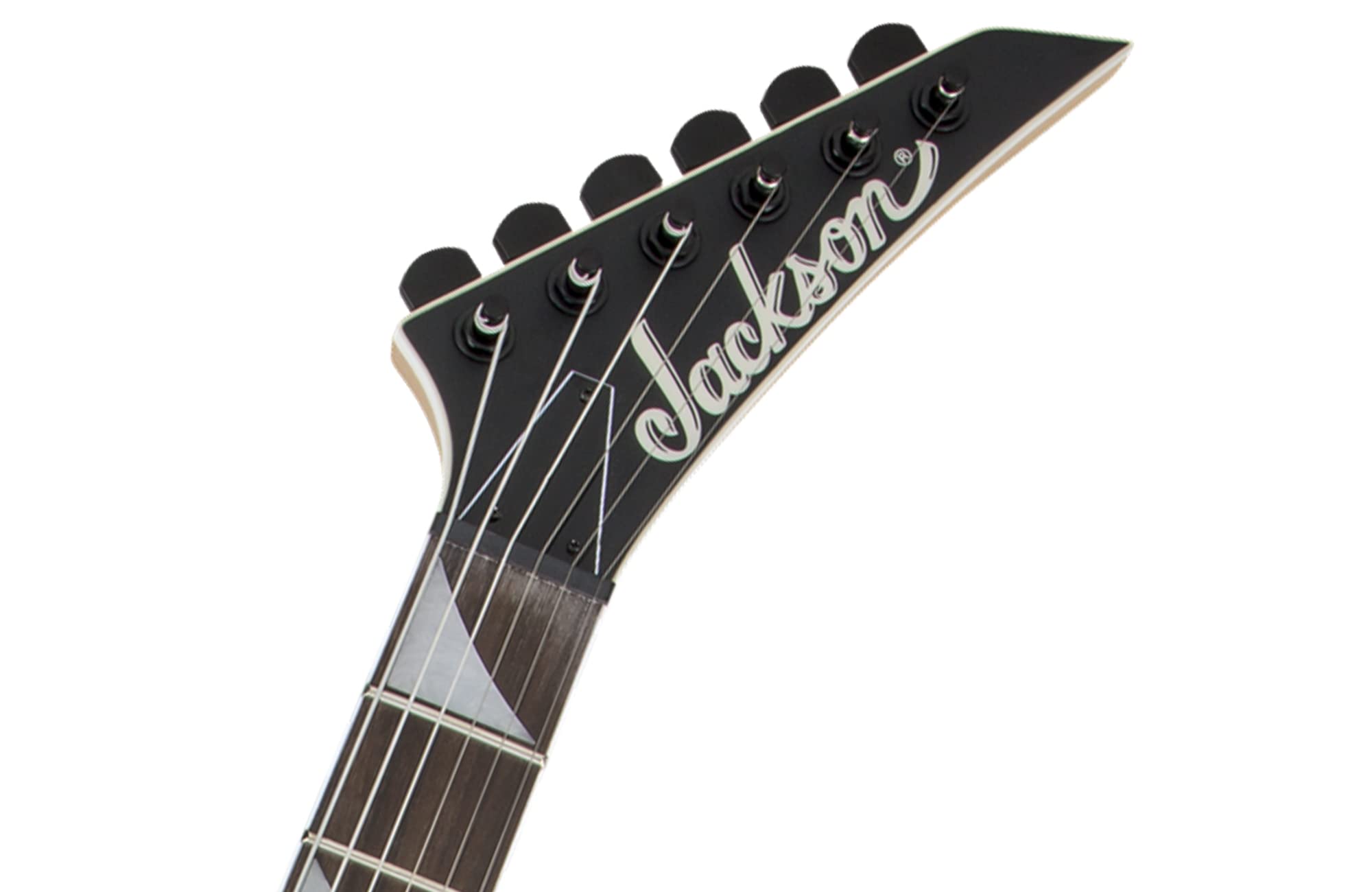 Jackson Dinky Arch Top JS22 DKA Electric Guitar - Satin Black Bundle with Cable, Tuner, Strap, Picks, and Austin Bazaar Instruct